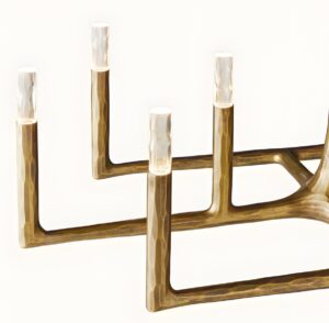 Candelabra chandelier detail texture display