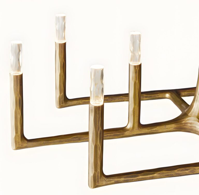 Candelabra chandelier detail texture display