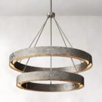 gray color vouvray two tier chandelier