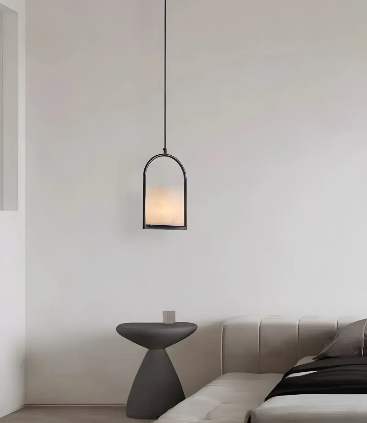 zynora birdcage pendant light as a bedside lamp