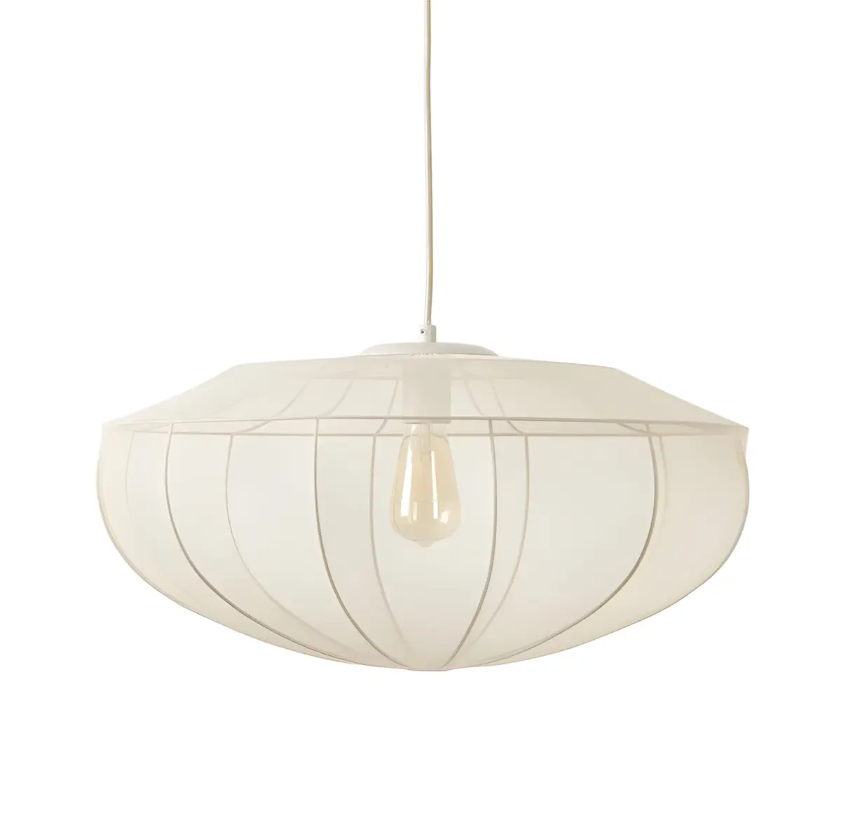 beige westwing beau fabric pendant light