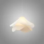 ethereal bloom fabric pendant light