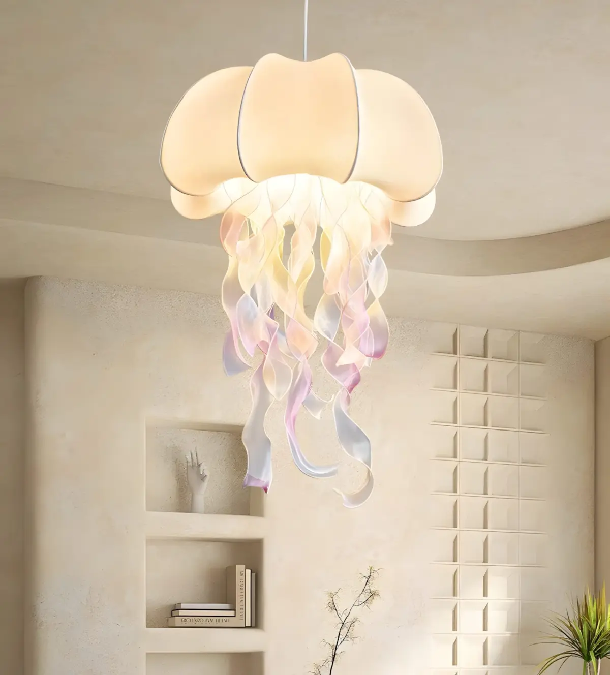 polisoto jellyfish silk pendant light hanging