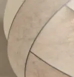 turner silk made pendant lamp material details