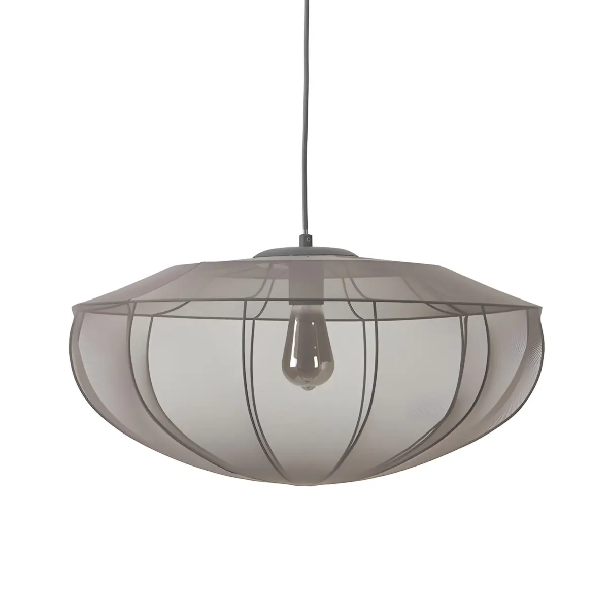 black westwing beau fabric pendant light