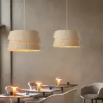 two westwing nyla pendant light hanging in a restaurant